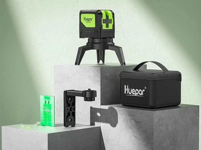 Self Leveling Laser Level with 2 Plumb Dots Green Beam Cross Line 180-Degree Ver