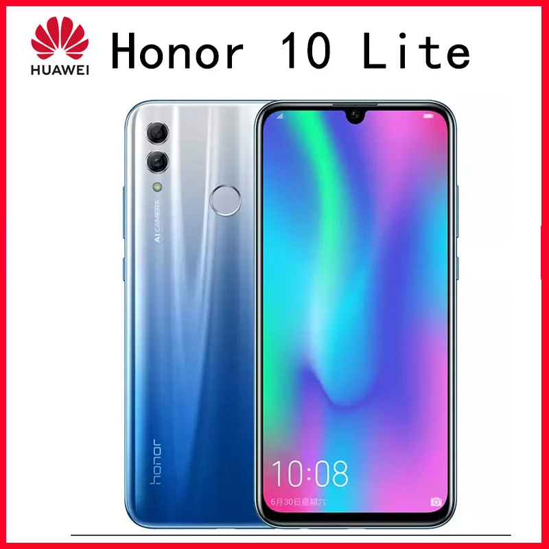 Смартфон Honor 10 Lite Android 9 HiSilicon Kirin 710 4 Гб ОЗУ 64 ПЗУ камера 13 МП Google Play |