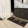Black Gold 100 Dollar Bill Money Kitchen Floor Mat Home Decor Hallway Balcony Laundry Runners Rugs Bathroom Non-slip DoorMat 5