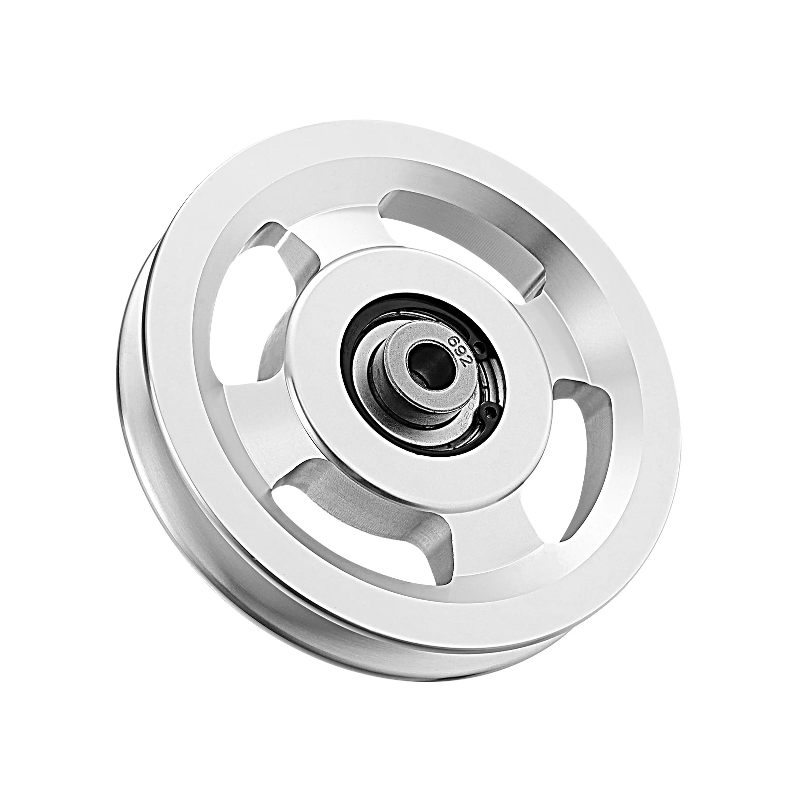

Aluminum Alloy Bearing Pulley Wheel Cable Heavy Duty Pulley Gym Fitness Equipment Replacement Part