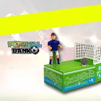 New Creative Piggy Bank For Children Boys Save Money Box Creative Football Style Piggy Bank Plastics Coin Piggy Bank ZE160 2
