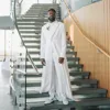 Long Style White Suits Men Single Breasted Jacket Vest Pants 3 Pieces Formal Wedding Groom Tuxedos Custom Made Bridegroom Blazer 1