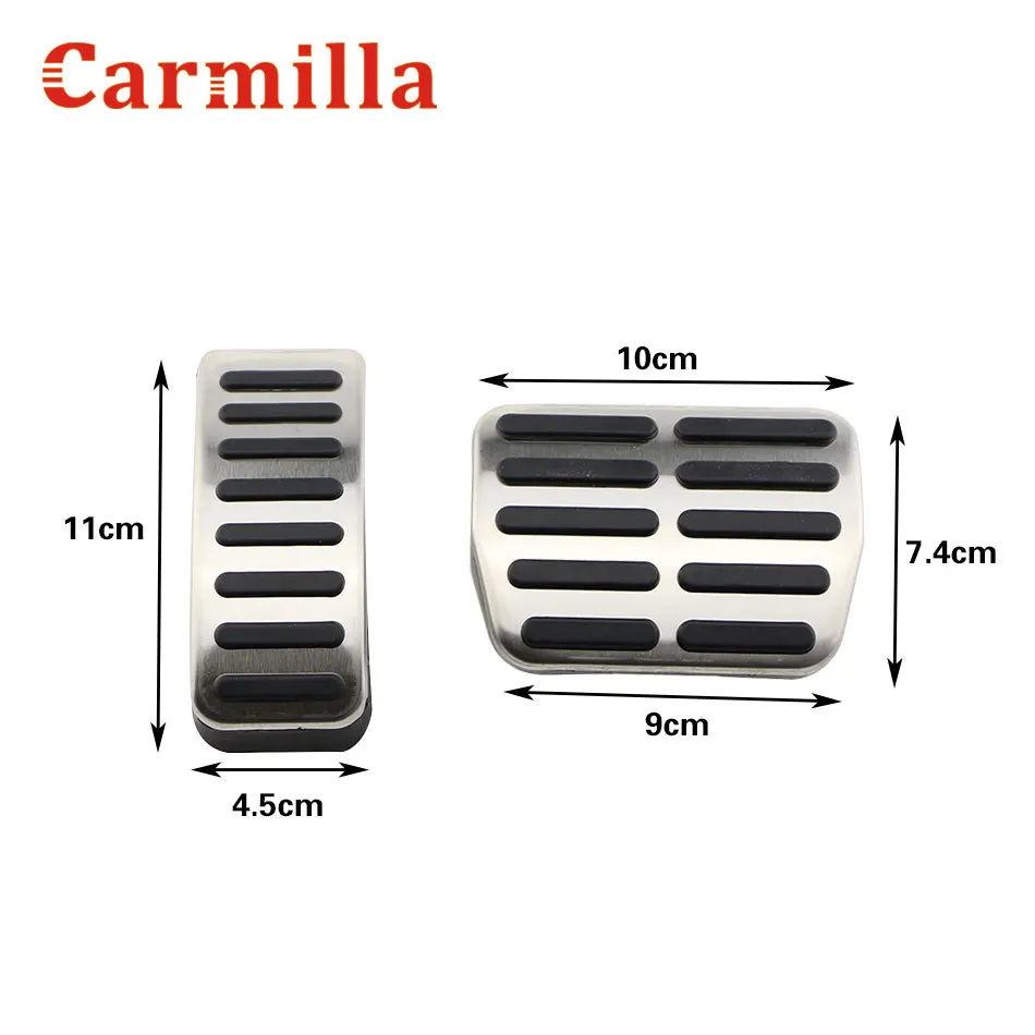 Car Gas Brake Pedals 1 Set for VW Polo 6N 1996-1999 6N2 2000-2002 9N / 9N3 2002-2009 6R 2009-car accessories car pedals