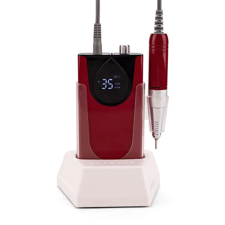 

Wholesale High Quality Fashionable Rechargeable 35000RPM Powerful Carbon Brush Mini Nail Drill