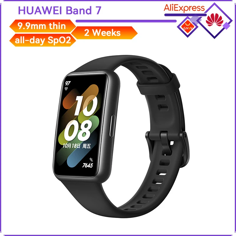 Original Huawei Band 7 Watch Bracelet Wristband 9.9mm Thin 24h Spo2