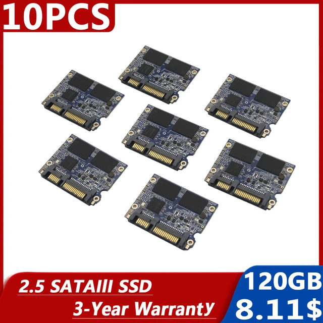10PCS SSD SATA 3.0 128GB 256GB 512GB 1TB 2TB 2.5 Inch SATA III Desktop  Notebook Internal Solid State Drive SSD 1TB