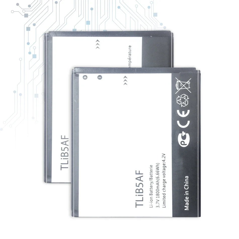 Batteria 1800Mah Tlib5Af Per Alcatel One Touch Pop C5 Ot 5036 5036D 5037 5037D 5037A 5037X Batteria Del Telefono