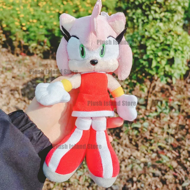 20cm Cartoon Plush Toys Anime Kawaii Amy Silver Knuckles 55cm