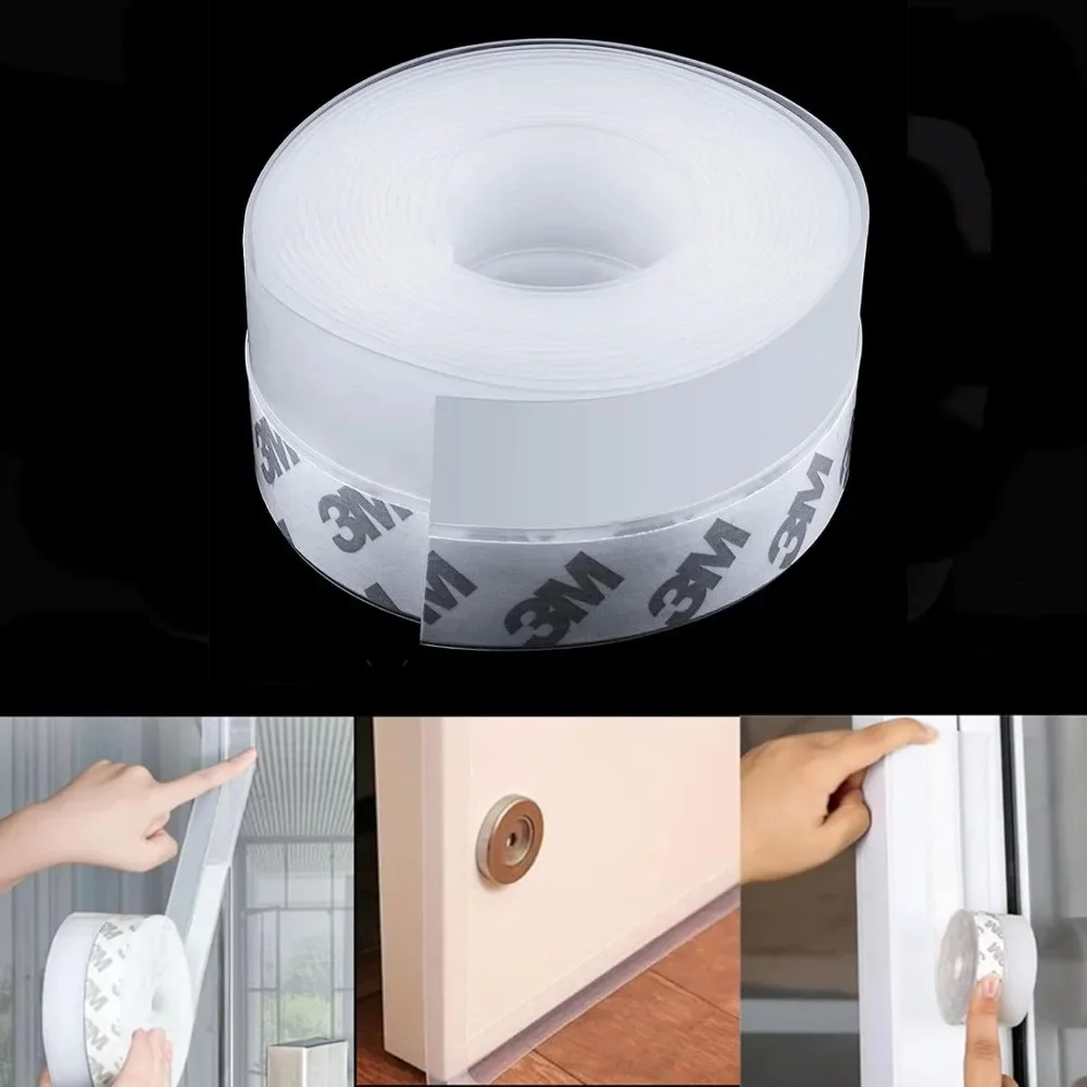 Self Adhesive Doors and Windows, Windproof and Waterproof Sealing Strips, Window Insulation, Glass Doors, Sound Insulation