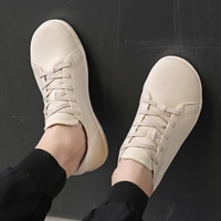 Men's and Women's Barefoot Shoes Wide Version Simple Walking Sports Shoes 2025 Lace Up Outdoor Lightweight Casual Running Shoes
