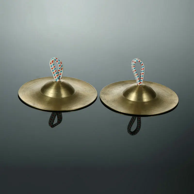 Gong Hot Selling Good Quality Percussion Musical Instruments Mute Copper B8 Cymbal Pack Pair For Baby
