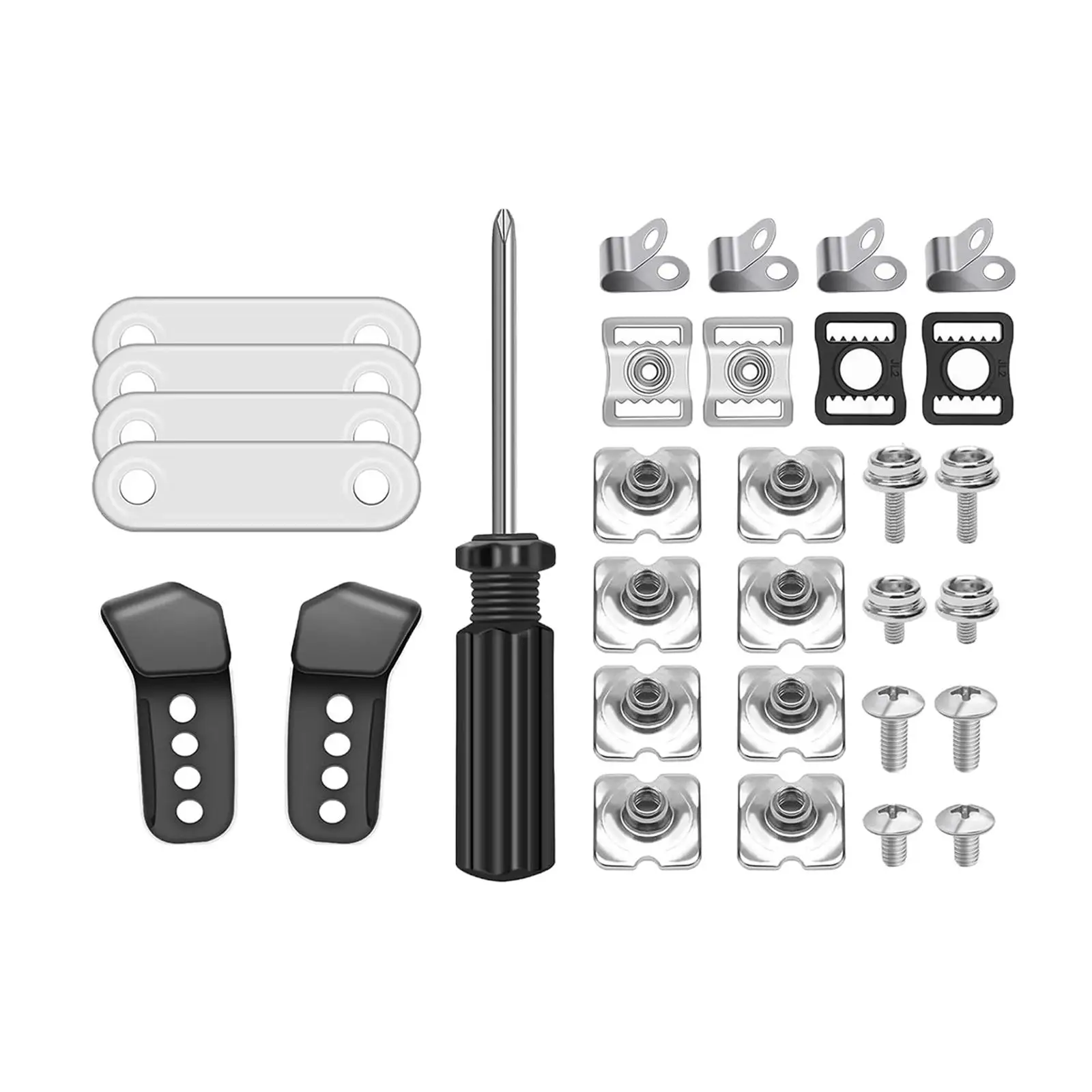 31Pcs Football Helmet Repair Kit Equipment Screwdriver Universal Helmets Buckle