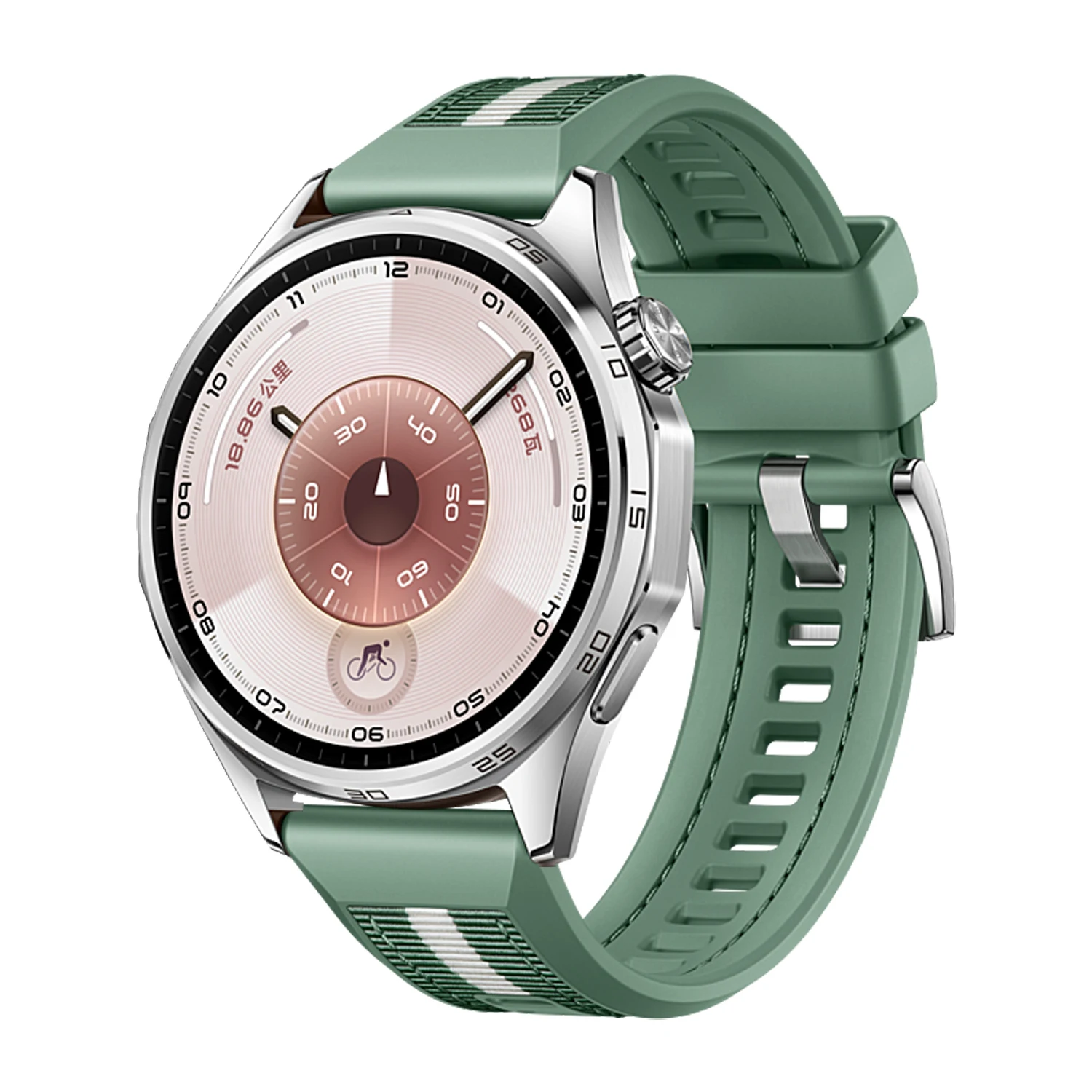 Versatile 22mm Nylon and Silicone Watch Strap Bracelet