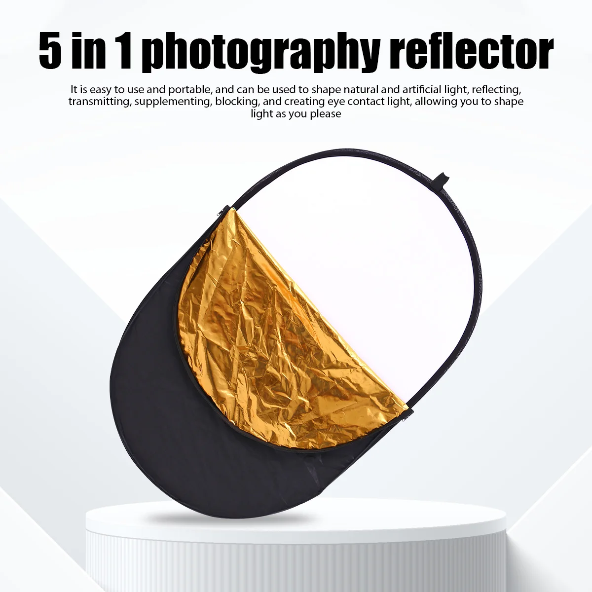 5 in 1 Photography Reflector Board 60x90cm For Studio Photography Outdoor Photo Studio live Lighting Kits Accessory photography reflector