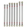 8Pcs Wheelbase Link Rod Aluminum Alloy Link Rod 313Mm For 1/10 Rc Car Crawler Axial Scx10 1