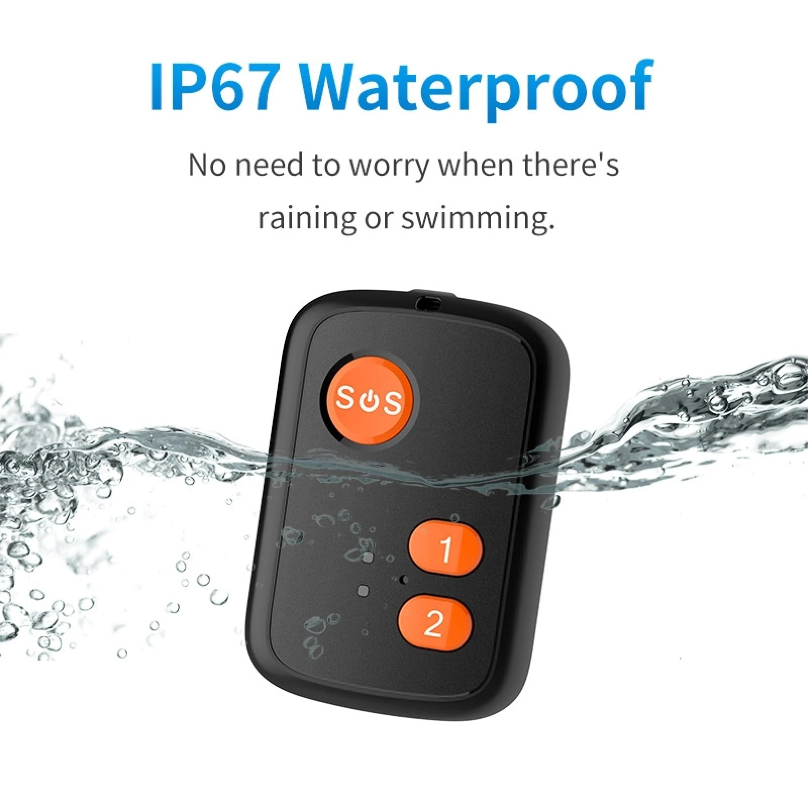 V51 A B Style IP67 Waterproof 4G LTE 3G 2G GSM Elderly SOS Button Emergency Alarm GPS Tracker