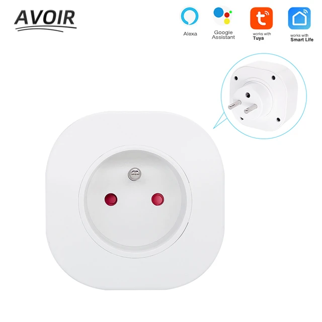 Tuya WiFi Smart Socket US Plug Outlet Smart Home 16A Zigbee Smart Plug  Works With Alexa  ,Google, Zigbee Gateway Hub - AliExpress