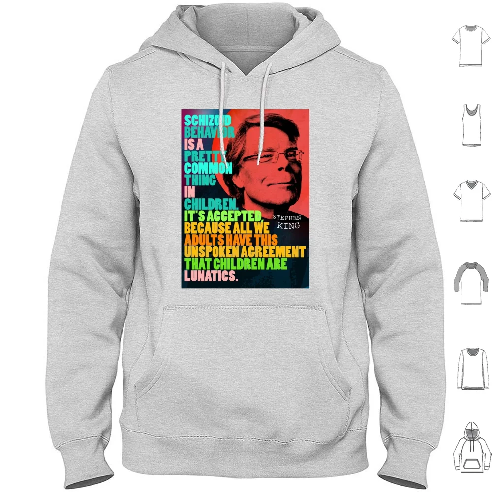 Stephen King Quote 2 Felpe Con Cappuccio Manica Lunga Stephen King Libri Libri Letteratura Lettura Libro Citazioni Libro Horror Nerd