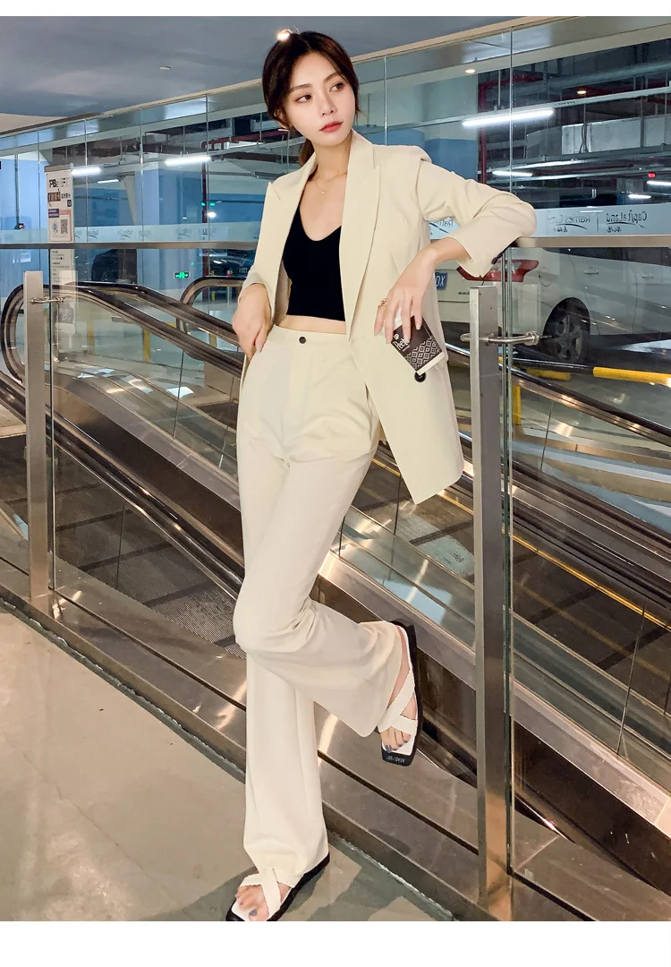 coord sets women Blazer two piece set women 2022 spring autumn new arrival Korean elegant casual OL suit Ankle-Length Pants shorts co ord