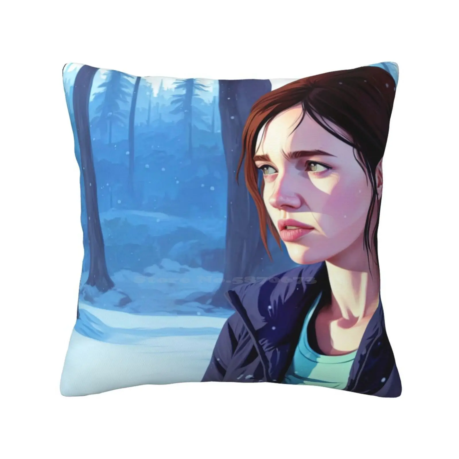L'Ultimo Di Noi Parte 2-Ellie Home Sofa Car Waist Throw Federa L'Ultimo Di Noi Parte 2 Ellie Williams Naughty Dog