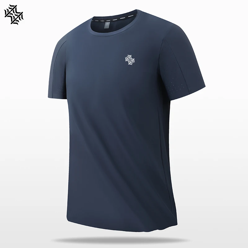 SBWL High quality Seamless process Men's Quick-drying Running Shirts Fitness Gym Sports T-shirt Workout Training Muscle Tops 2