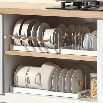 Adjustable Pot Pan Organizer 1