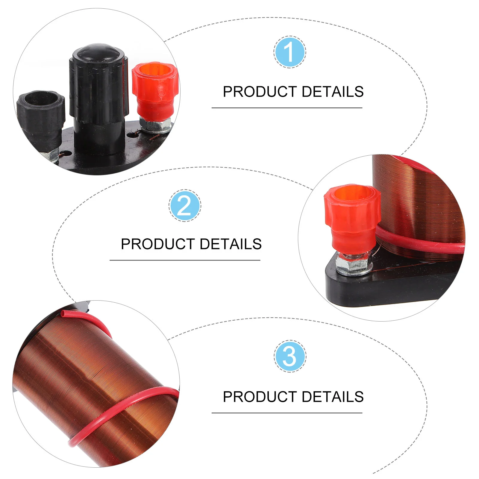 전자기 유도 코일 구리, DIY 물리 실험 교육 보조 솔레노이드 코일 모델 키트