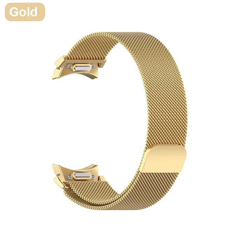 Premium Metal Strap with Magnetic Loop and Screen Protector Case, Quick Install Bracelet