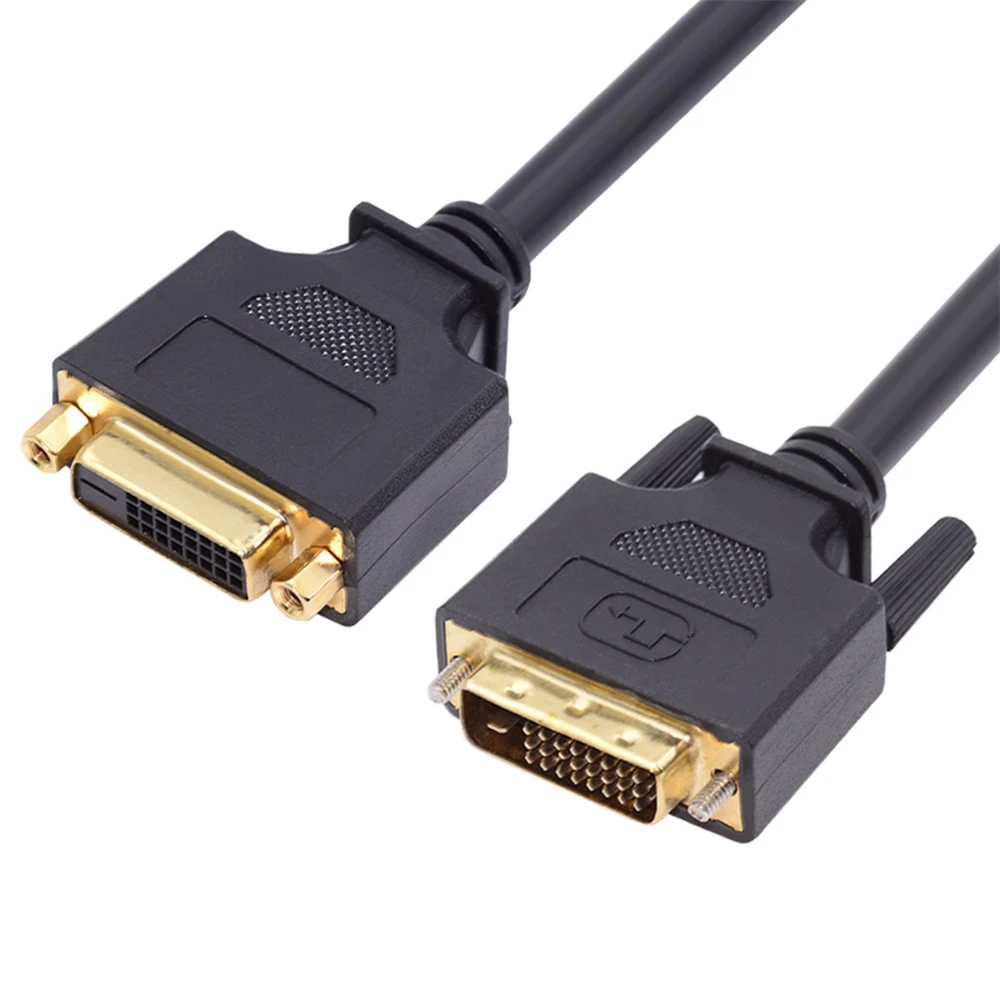 

DVI-D Dual Link DVI 24 + 1 штекер-гнездо удлинитель цифровой видео для монитора видеокарты 50 см