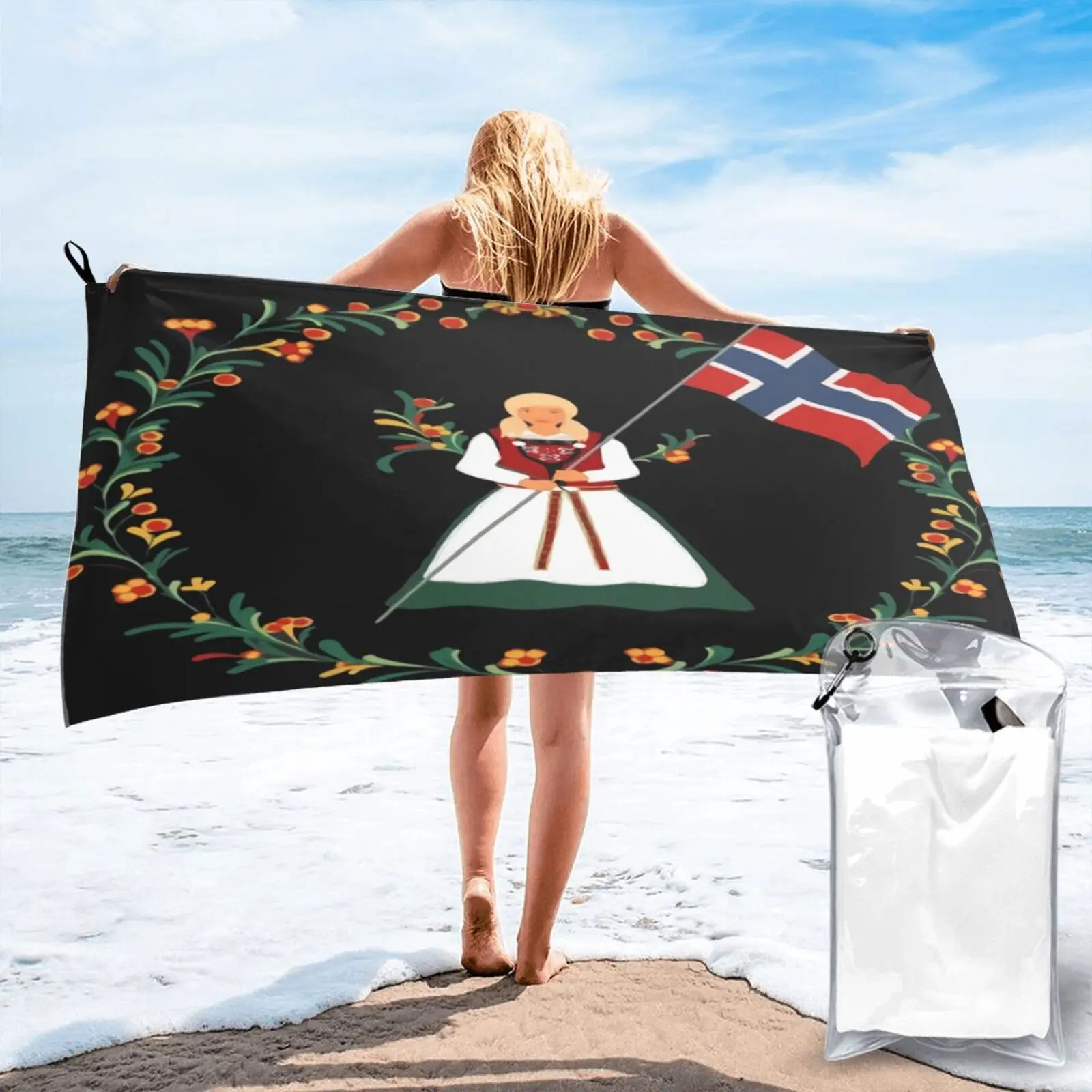 openbaar Resultaat Nauwgezet Noorwegen Noorse Bunad Vlag Strandlaken Badjas Vrouw Strand Deken Haar  Handdoek Strand Handdoeken Handdoeken Badhanddoek Handdoeken Badkamer -  AliExpress