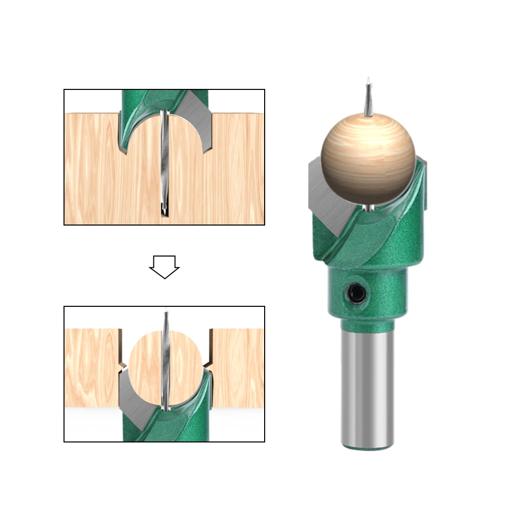 LAVIE 1 Stück 10mm Schaftfräser Buddha-Perlen-Kugelfräser Hartmetall-Holzbearbeitungs-Perlenbohrer für Holz-Endfräser Handwerkzeug – Detail 21