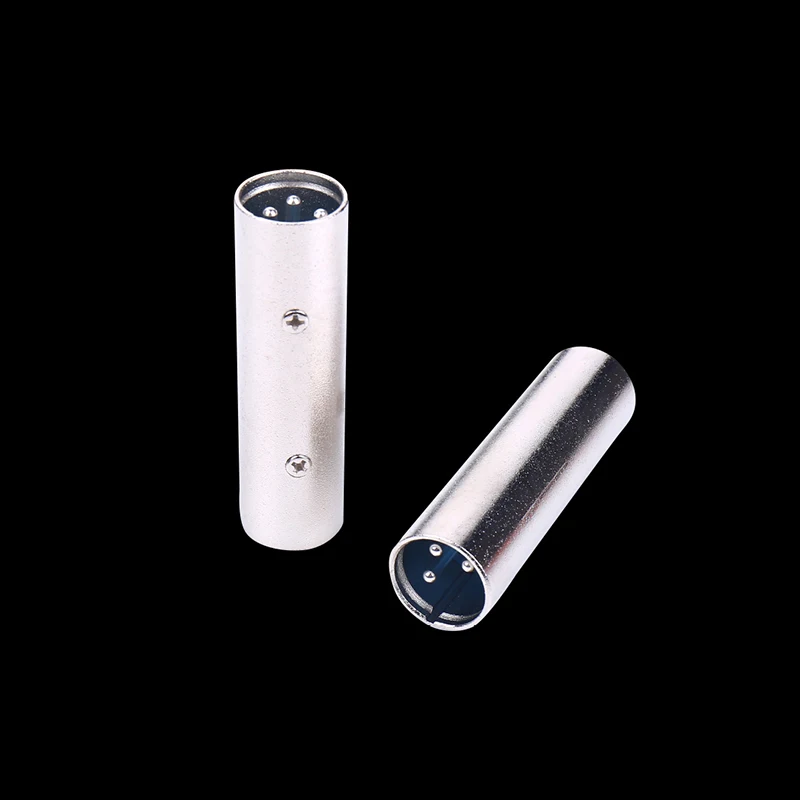 

2021 XLR Converter 3 Pin XLR Male To Male Connector Adapter For Camcorder DMX Signal Light Application MICROPHONE HIFI Audio DIY