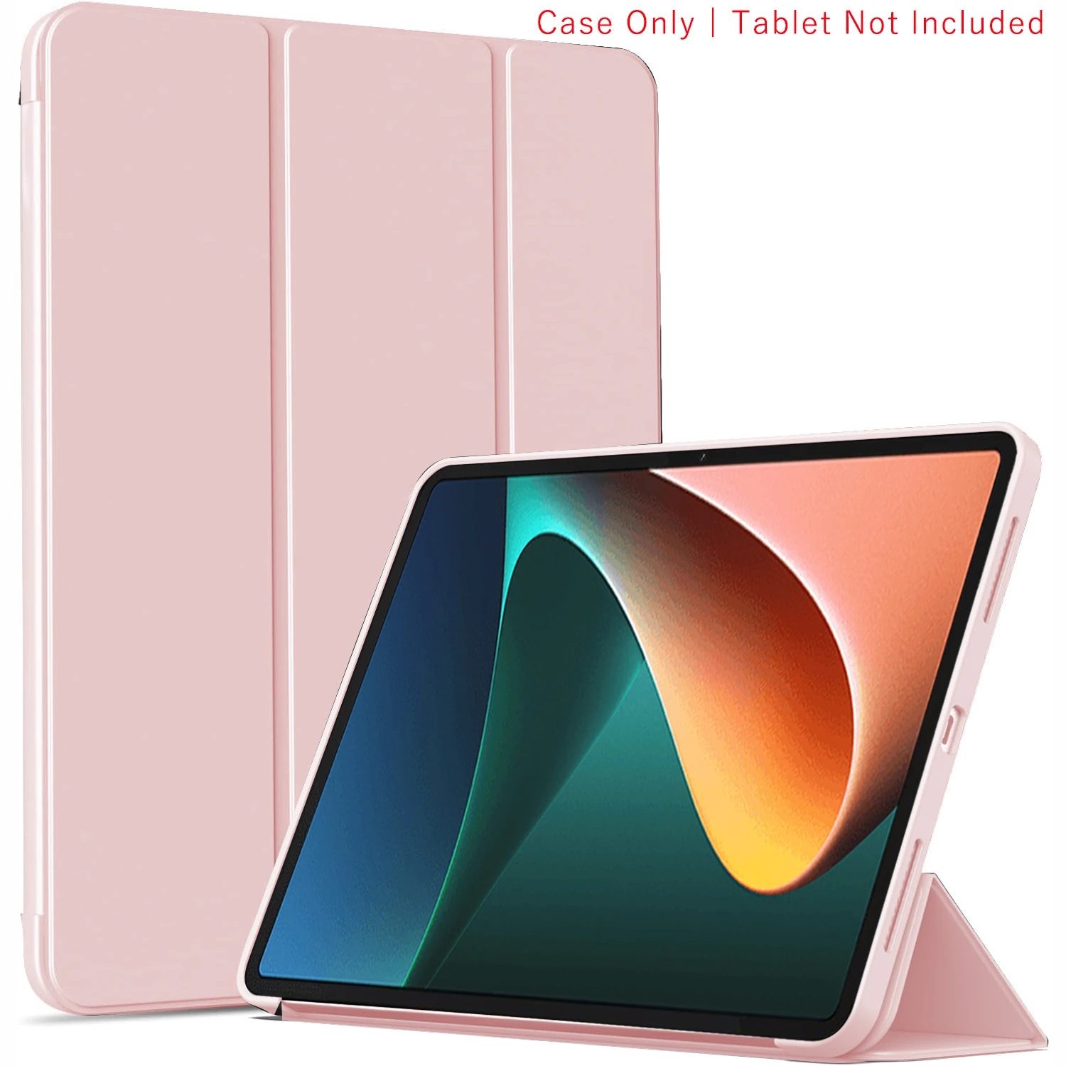 Premium Tri-fold Magnetic Stand PU Leather Protective Tablet Case with Auto Sleep/Wake Function