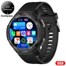 

Compass Positioning Smart Watch Women Men 8GB Memory Bluetooth Calling Fitness Tracker Smartwatch for Android iPhone Apple Watch