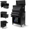 High Capacity Rolling Tool Box with Wheels,Rolling Tool Chest with Drawer,Tool Box on 4 Wheels with Lock, Tool Storage 1