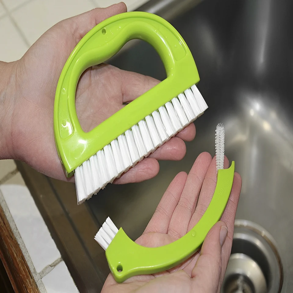 4-Pack Multifunctional Cleaning Brushes - Stainless Steel Gap Brushes For Kitchen, Bathroom & Tiles - View #10