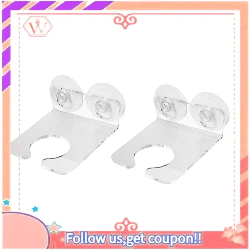 2 Pcs Bathtub Wine Glass Holders Shower Wine Glass Storage Rack Wall-Mounted Cup Holder