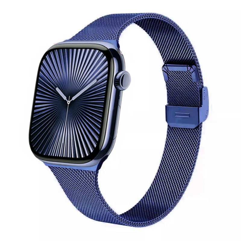 Sleek Milanese Metal Bracelet Watch Strap