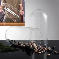 10/20/30/50pcs Tube Glass Dome Cloche Cover Microlandscape Holder Bell Jar For DIY Flower Plants Vase Table Ornaments Home Decor 2