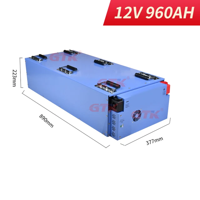 LifePO4 12V lithium battery 6000w 8000W high power 600AH 960AH