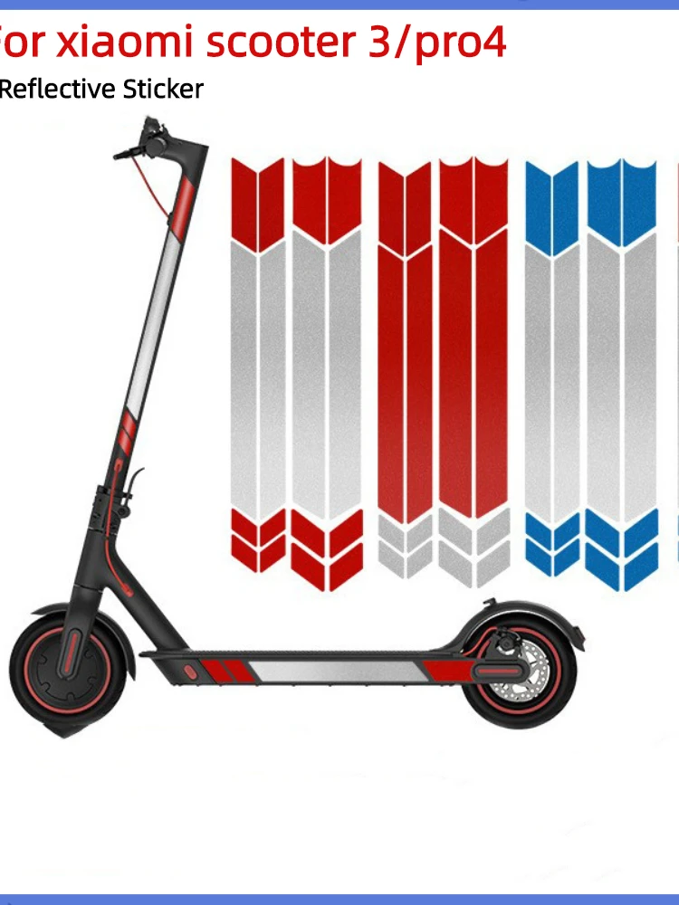 

For xiaomi scooter 3/xiaomi pro 2 /m365/ninebot max g30 Electric stickers scooter Reflective Sticker Fluorescent Body Decoration