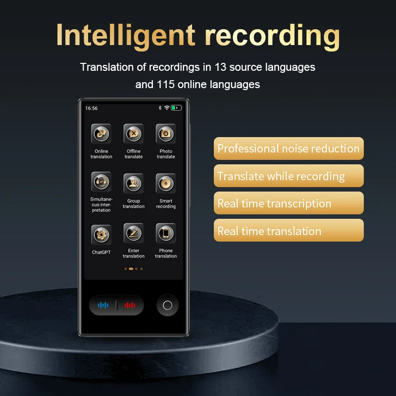 S30 Pro AI Smart Translator 148 In Real-time Online Languages Translation Portable ChatGPT Voice Photo Intelligent Translate