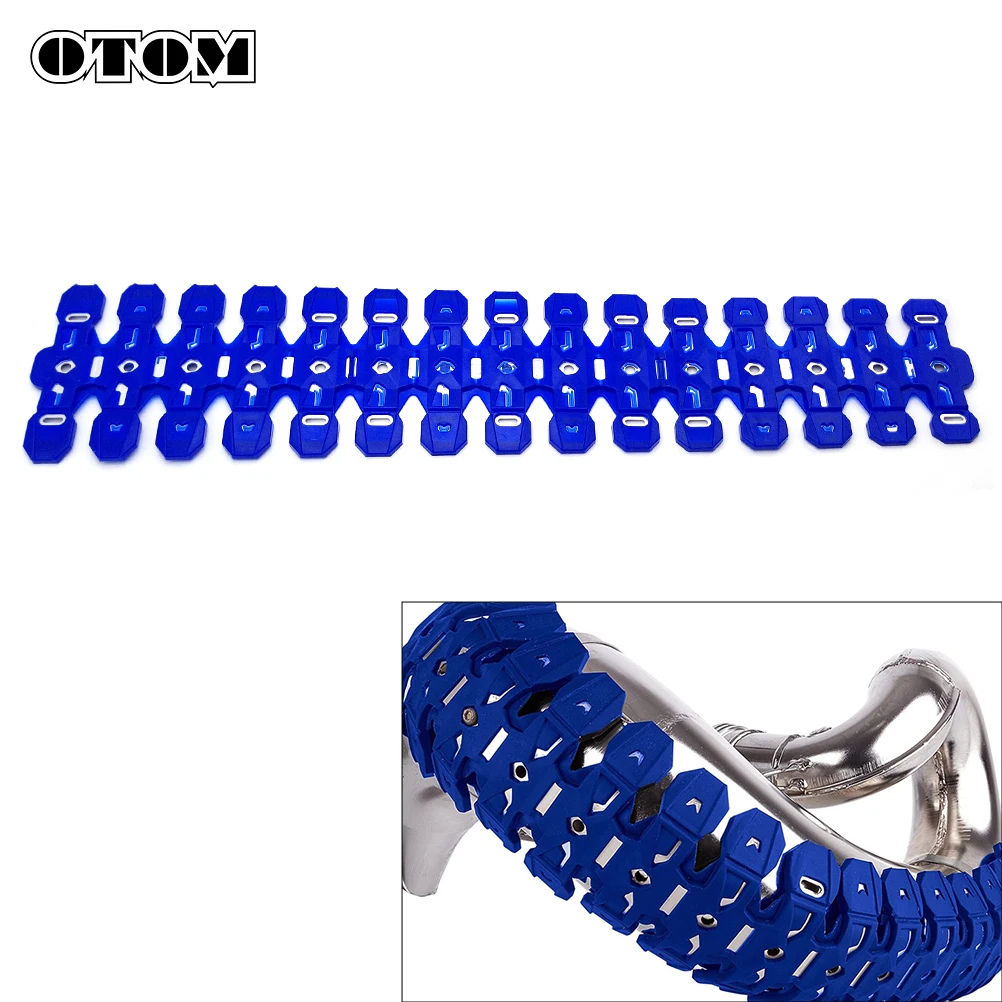 

Двухтактная Защитная плата OTOM для мотоцикла, передний манифоль, выхлопной тепловой экран, складная противоожоговая крышка, модифицированные аксессуары