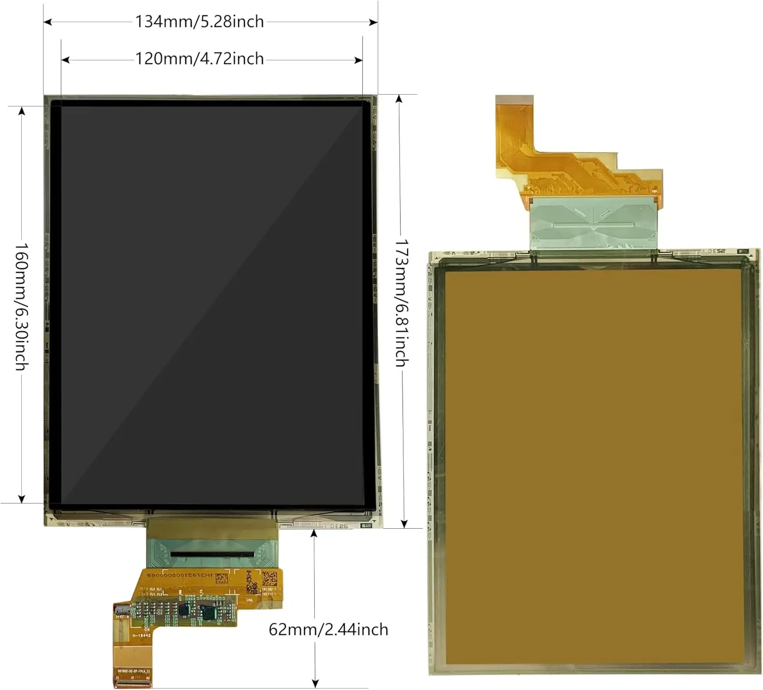 Wisecoco 7.8インチ フレキシブルディスプレイ OLED曲面フレキシブル