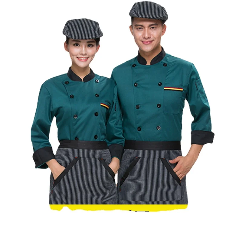 Chef Overalls Restaurant Kitchen Pastry Baking Hot Pot Restaurant