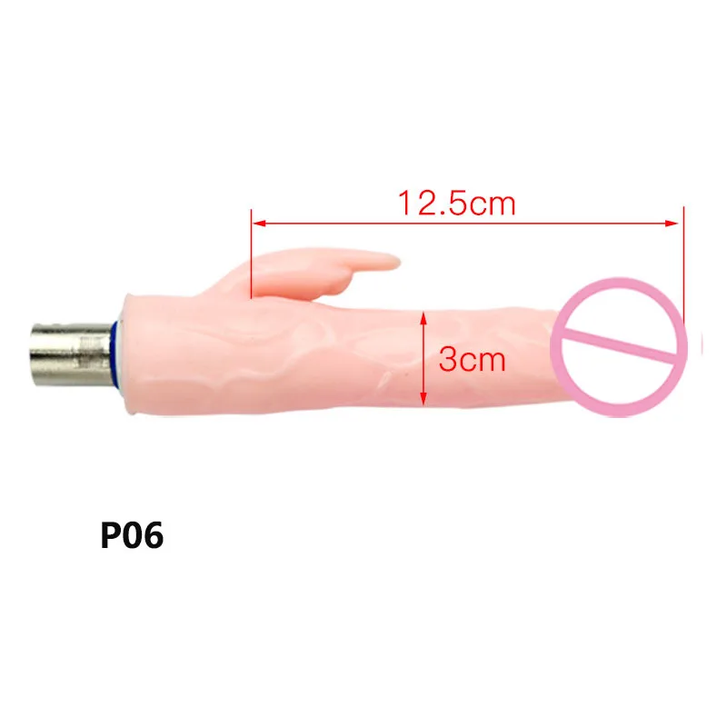 Dildo Attachments for Sex Machine with 3XLR Connectors