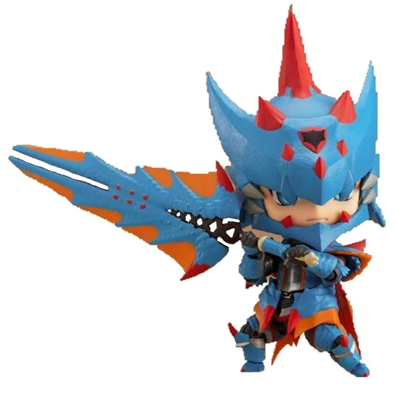 

GOOD SMILE NENDOROID 266 Monster Hunter male swordsman sea dragon Anime Figure Model Collecile Action Toys