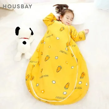 아동용 분리형 슬리핑 백, 유아용 퀼트 잠옷, 두꺼운 분리형 슬리브, 발차기 방지 담요, 2.5 토그, 겨울
