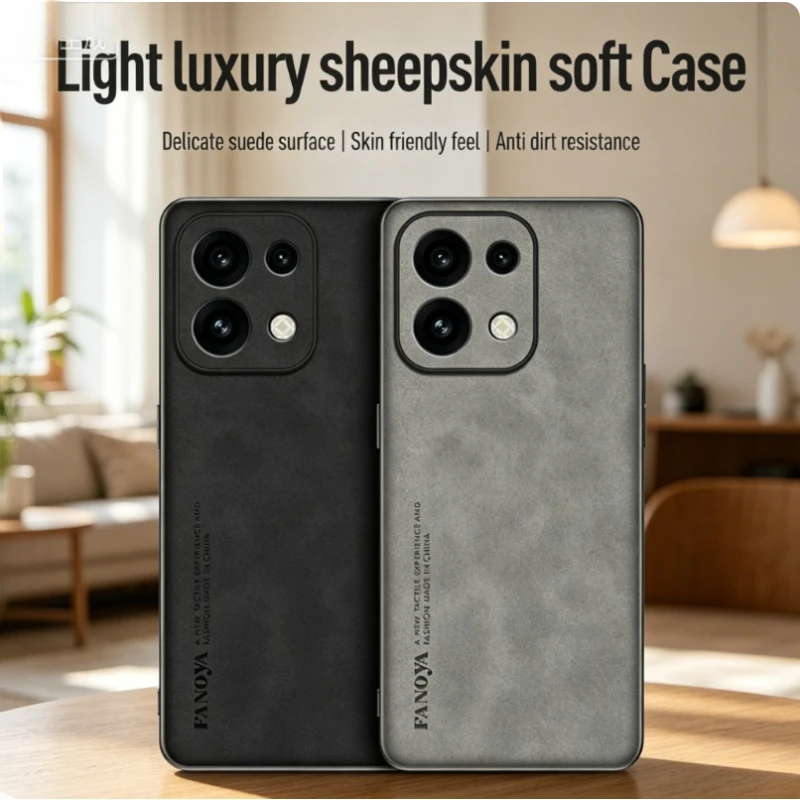 OPPO Reno 16 Series PU Leather Shockproof Phone Case