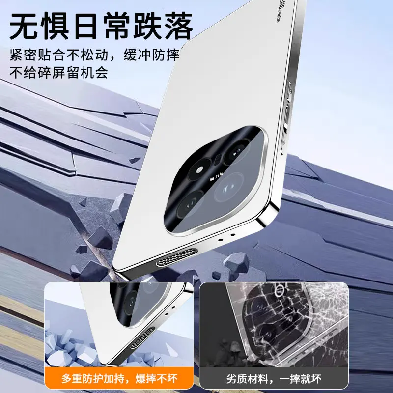 Luxury Electroplated Acrylic Shockproof Case with Full Lens Protection
